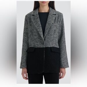 NVLT Tweed Colorblock Blazer